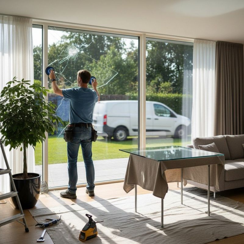Louvre Window Repair detail